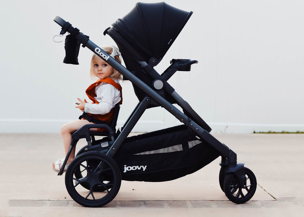 folding joovy double stroller